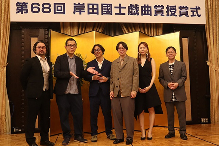 令和６年5月に実施された第68回贈賞式にて。中央右が受賞者の池田亮氏